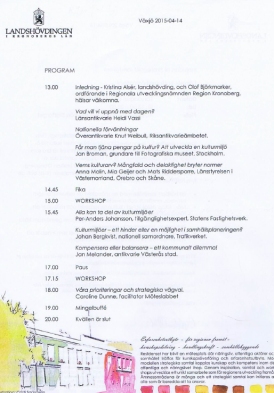 Kulturmiljöstrategi - Konferens 150416 (2)